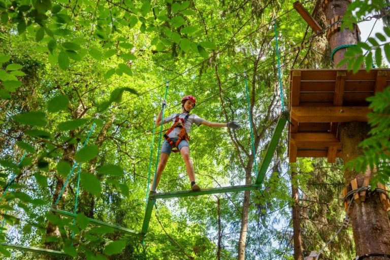 Camping Près De Lunel Dans L'hérault | Domaine De Gajan : Ado Parc Aventure Sommières (1)